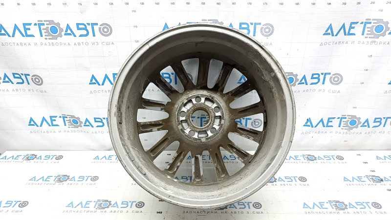 Диск колесный R18 x 7J ET30 Toyota Highlander 14-19 тип 4 графит, легкая бордюрка, коррозия