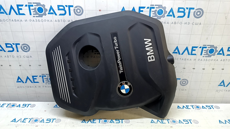 Накладка двигателя BMW F30 17-18 2.0T B46, нет фрагмента поролона