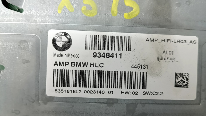 Усилитель аудио BMW X3 F25 11-17 HiFi