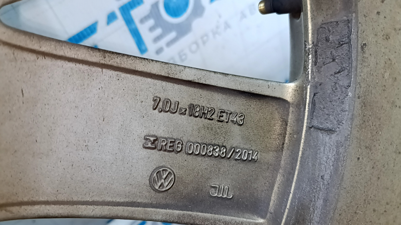 Диск колесный R18x7.0J VW Tiguan 09-16 бордюрка