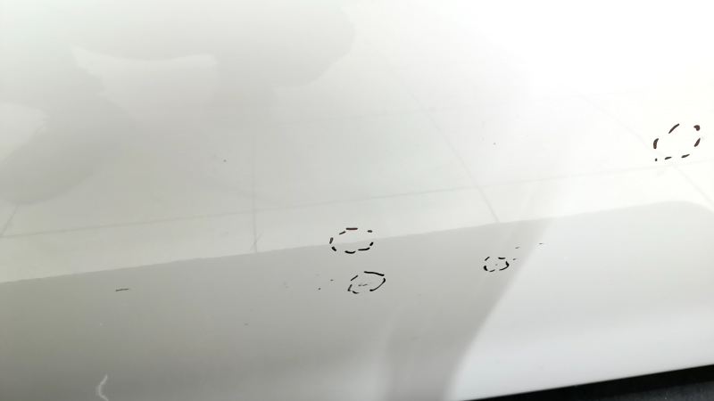 Дверь в сборе передняя левая Infiniti Q50 14-20 белый QAB, keyless, тычки