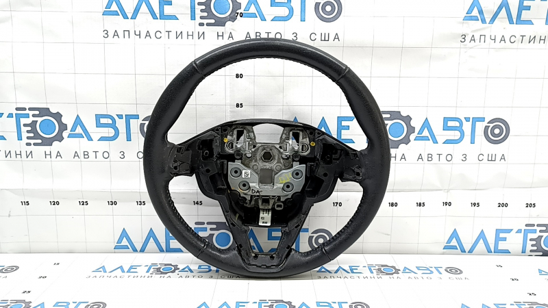 Руль голый Ford Fusion mk5 17-20 кожа черная, потерт
