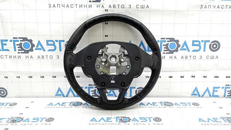Руль голый Ford Fusion mk5 17-20 кожа черная, потерт
