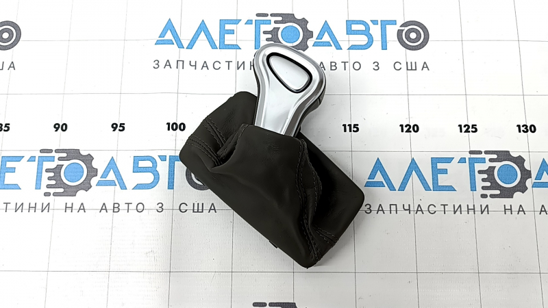 Ручка АКПП Audi Q5 8R 09-17 кожа коричневая, царапины