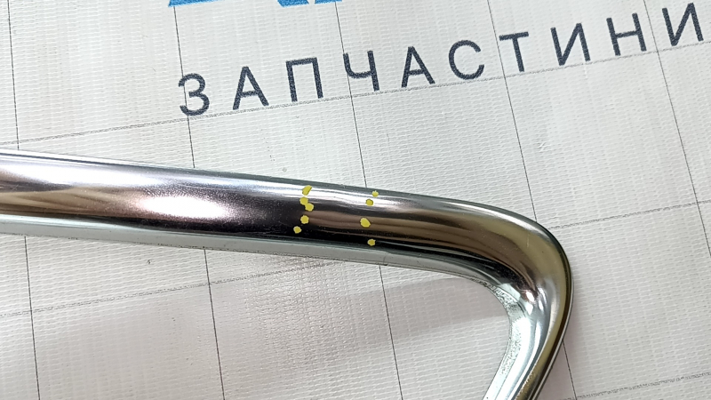 Молдинг крыши и форточки правый Audi Q5 8R 09-17 хром, 2 части, вмятина