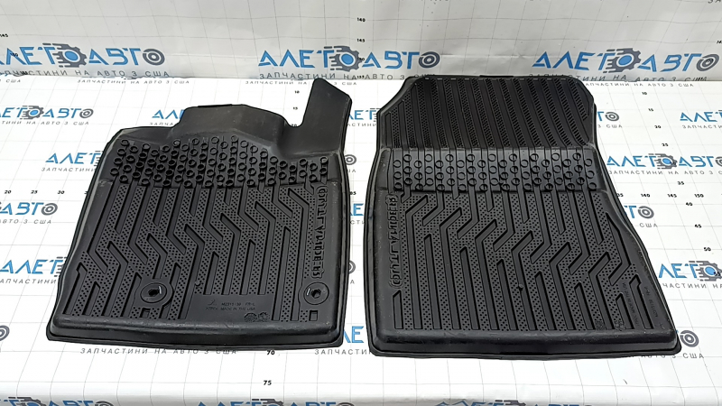 Комплект ковриков салона резина Mitsubishi Outlander 22-26 черная