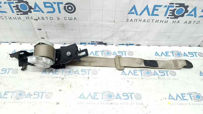 Ремень безопасности задний правый Subaru Outback 15-19 бежевый, под химчистку