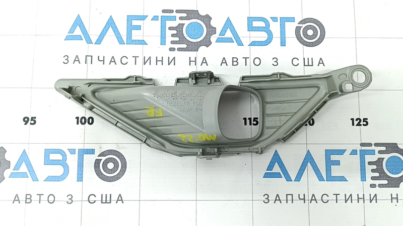 Обрамление птф правое Mitsubishi Outlander 22-26 серое
