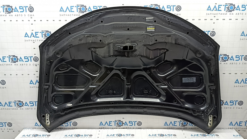 Капот голый Nissan Rogue 14-20 алюминий, черный G41, вмятины