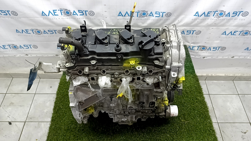 Двигатель Nissan Rogue 17-20 2.5 QR25DE 65к запустился, с катушками, компрессия 13-13-13-13