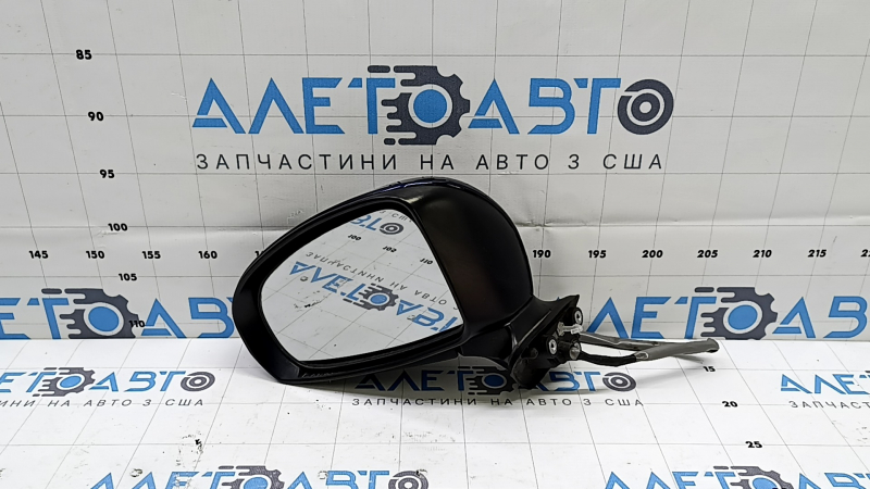 Зеркало боковое левое в сборе Toyota Prius 30 10-15 5 пинов, синее, царапины