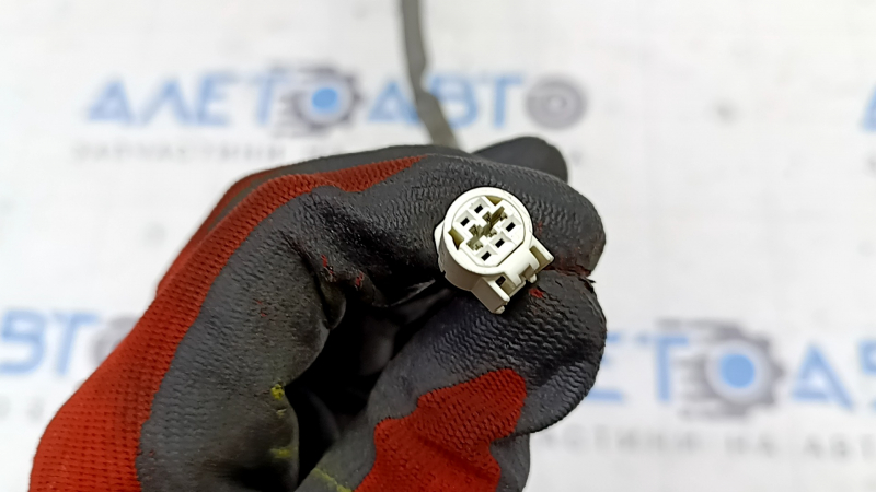 Зеркало боковое левое в сборе Toyota Prius 30 10-15 5 пинов, синее, царапины