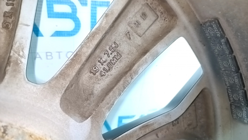 Диск колесный R19 x 7.5J ET41 Jeep Cherokee KL 19-22 темно-серый, бордюрка