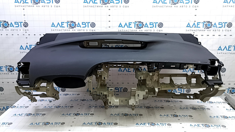 Торпедо передняя панель с AIRBAG Toyota Prius 30 10-13 черная, с бежевым каркасом, царапины