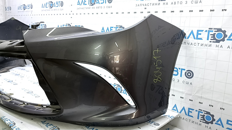 Бампер передний голый Toyota Camry v55 15-17 usa треснут, примят, царапины