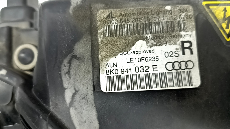 Фара передняя правая в сборе Audi A4 B8 13-16 рест ксенон led, адаптив