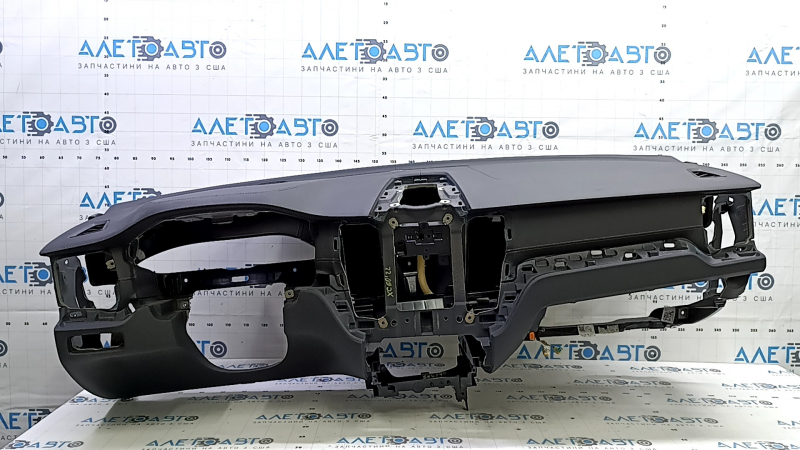 Торпедо передняя панель с AIRBAG Volvo XC60 18-26 кожа черная под проекцию