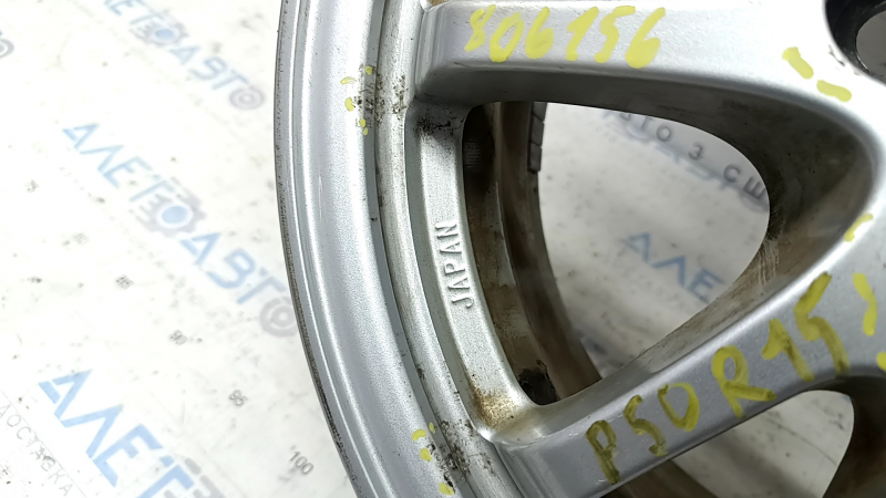 Диск колесный R15x6.5J Toyota Prius 50 16-22 бордюрка