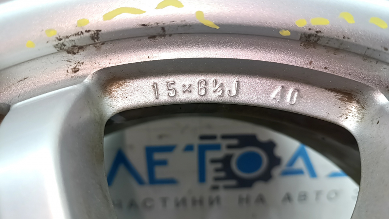 Диск колесный R15x6.5J Toyota Prius 50 16-22 бордюрка