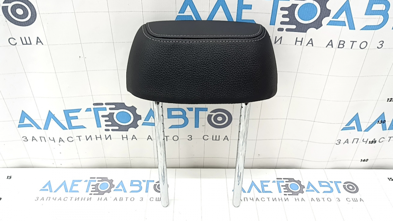 Подголовник 2 ряда правый BMW 3 F30 4d 12-18 кожа черная серая строчка