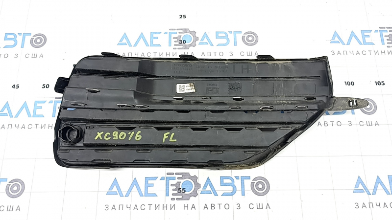 Решетка переднего бампера левая Volvo XC90 16-19 с хром молдингом под парктроник