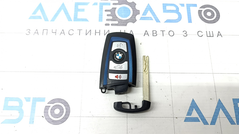 Ключ smart BMW 4 F32/33/36 14-20 4 кнопки, синяя вставка
