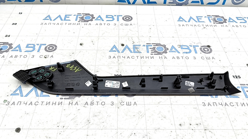 Ornamente ușă față dreapta Audi A5 F5 17-24 sub caroserie abanos gri natural