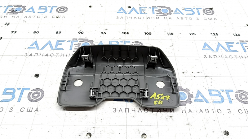 Накладка верха спинки пассажирского сиденья Audi A5 F5 18-19 5D серая