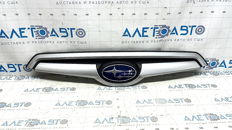 Решетка радиатора grill Subaru Forester 19-21 SK верхняя хром, песок