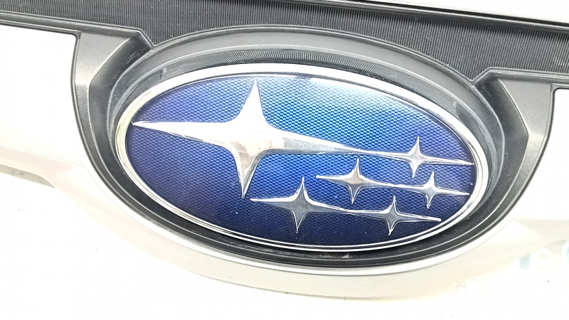 Решетка радиатора grill Subaru Forester 19-21 SK верхняя хром, песок
