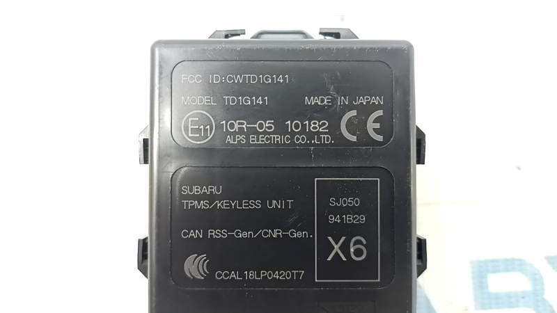TPMS keyless control unit Subaru Forester 19-23 SK