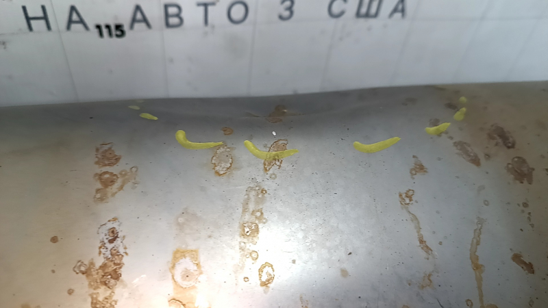 Глушитель задняя часть с бочкой Ford Ecosport 18-19 2.0 ржавый, примят