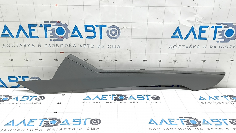 Накладка центральной консоли верхняя левая Audi A4 B9 17-25 серая
