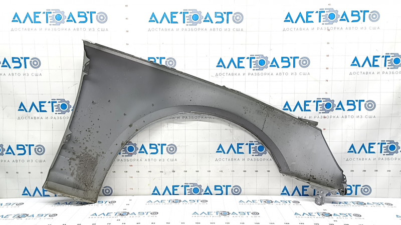 Крыло переднее левое Audi A4 B9 17-19 с кронштейнами, серебро LZ7G