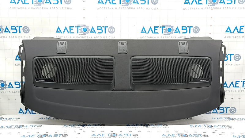 Полка задняя Audi A4 B9 18-25 серая, Bang and Olufsen, с сетками под динамики