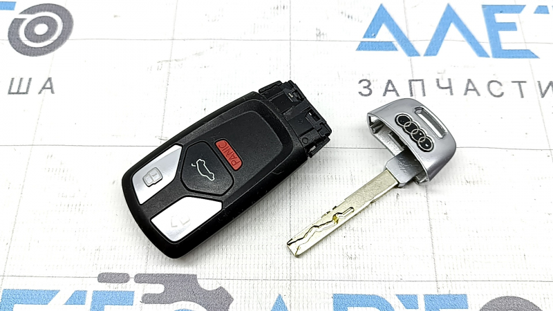 Ключ smart Audi A4 B9 17-21 тип 2, 4 кнопки, потерт