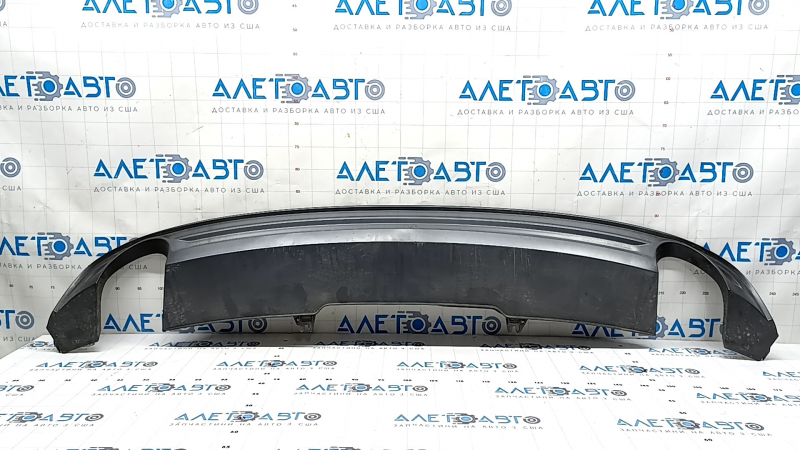 Губа заднего бампера Audi A4 B9 17-18 s-line матовая, царапины