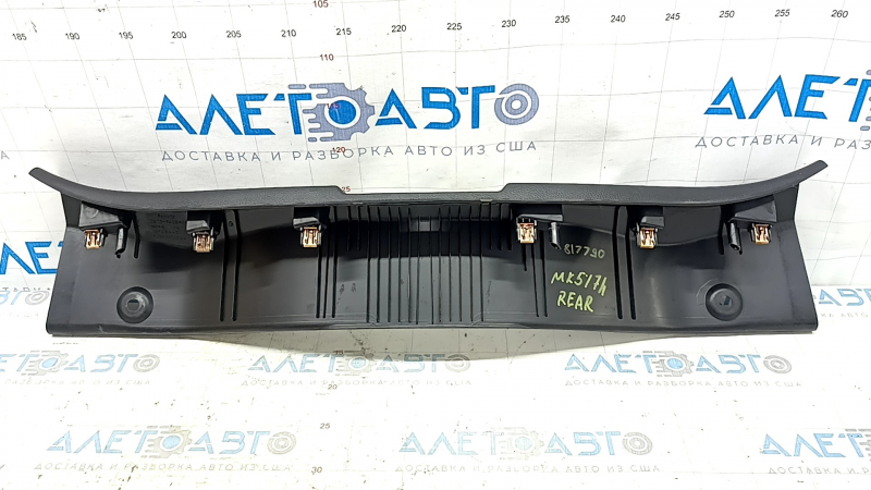 Накладка проема багажника Ford Fusion mk5 17-20 черная, царапины