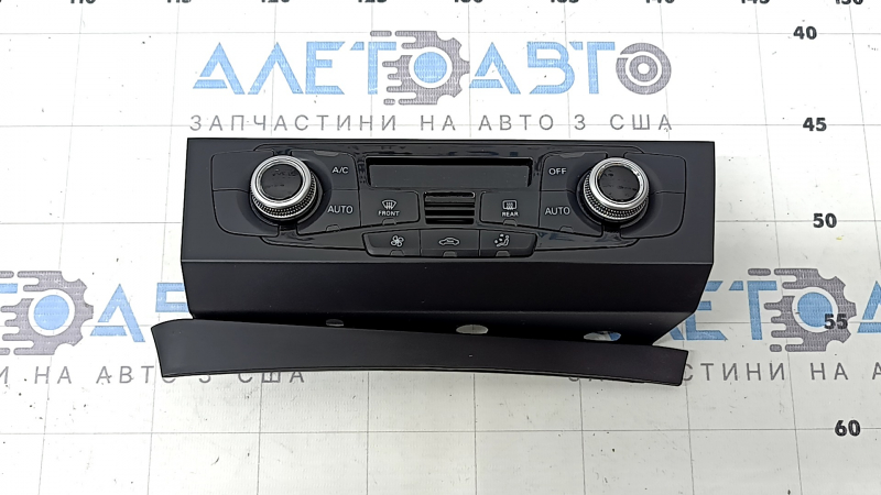 Управление климат-контролем Audi Q5 8R 13-17 черный с хром, без подогрева
