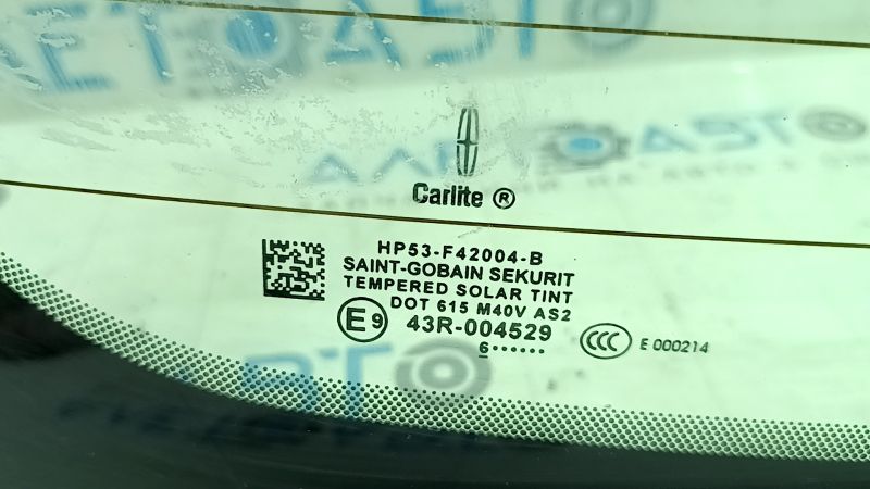 Стекло заднее Lincoln MKZ 13-20