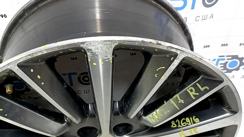 Диск колесный R18x8J Lincoln MKZ 17-20 бордюрка, коррозия