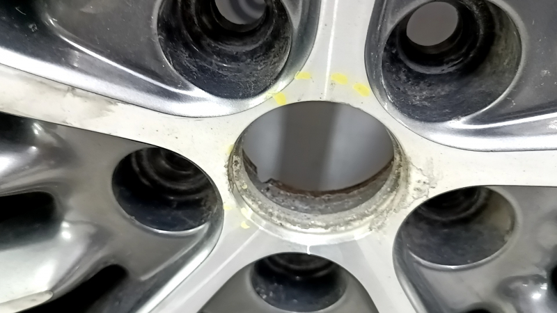 Диск колесный R18x8J Lincoln MKZ 17-20 бордюрка, коррозия