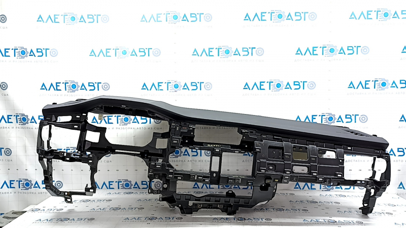 Торпедо передняя панель с AIRBAG Mitsubishi Outlander 22-26 черная, ржавый пиропатрон