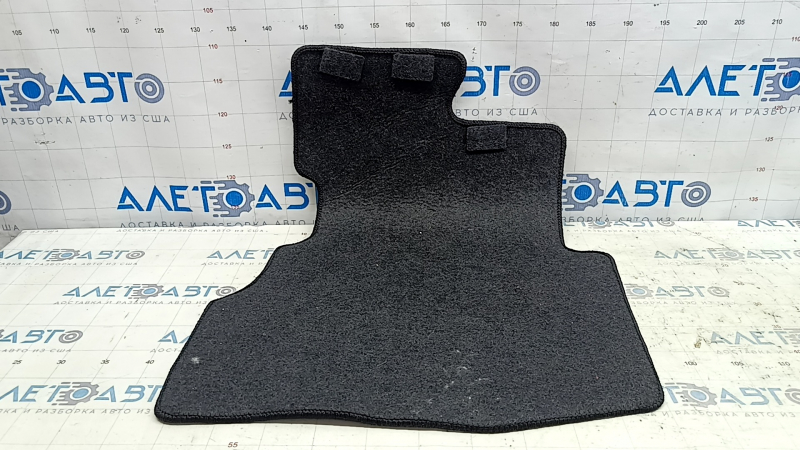 Коврик салона ткань 2 ряд правый Mazda CX-9 16-23 черный, под чистку