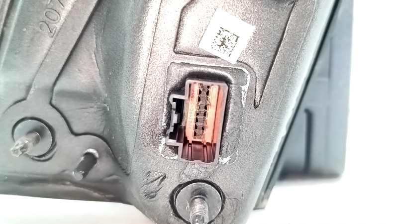 Зеркало боковое правое в сборе Ford Edge 19-24 5 пинов, черное, BSM, подогрев