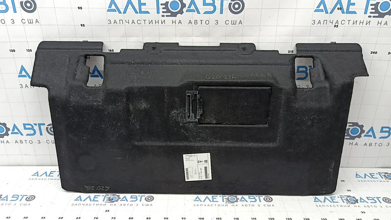 Covoraș portbagaj BMW 3 G20 21-25 negru, priză