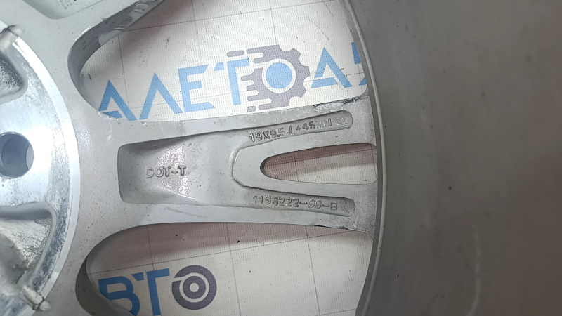 Диск колесный R19 19x9.5J ET45 Tesla Model Y 20-25 APOLLO бордюрка