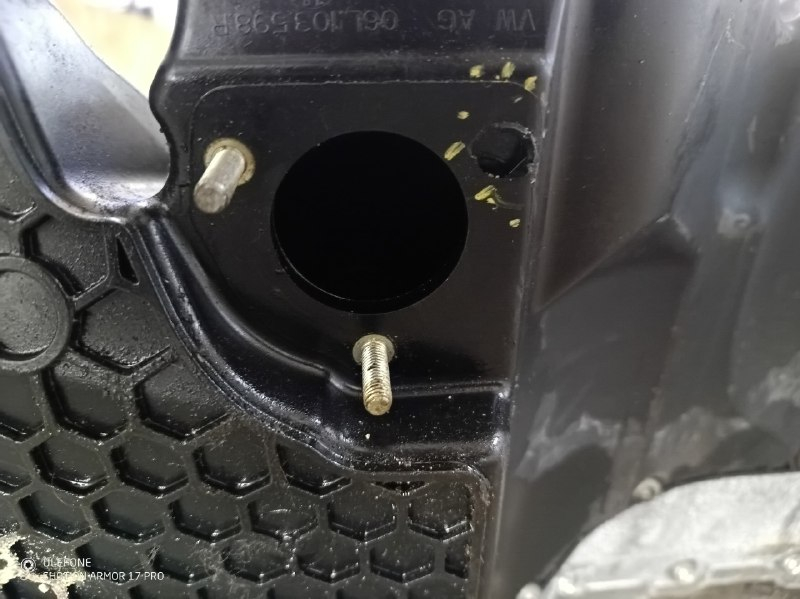 Двигатель Audi Q5 80A 18-19 2.0Т DAYB 65к, 10-12-12-12, болт пробил поддон, упал внутрь