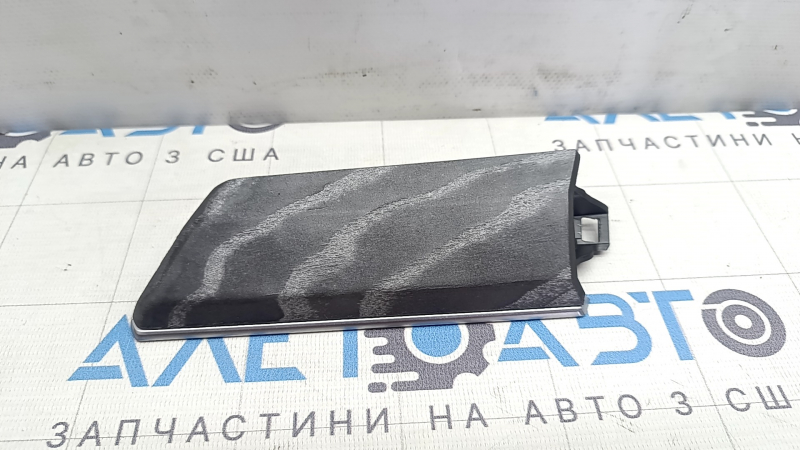 Накладка передней панели верхняя левая Audi E-Tron 19-23 под темно-серое дерево с хром молдингом