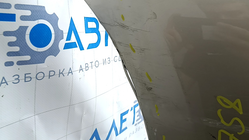 Бампер задний голый Lexus ES300h 13-15 под парктроники, золотой 4U7, с заглушками, треснут